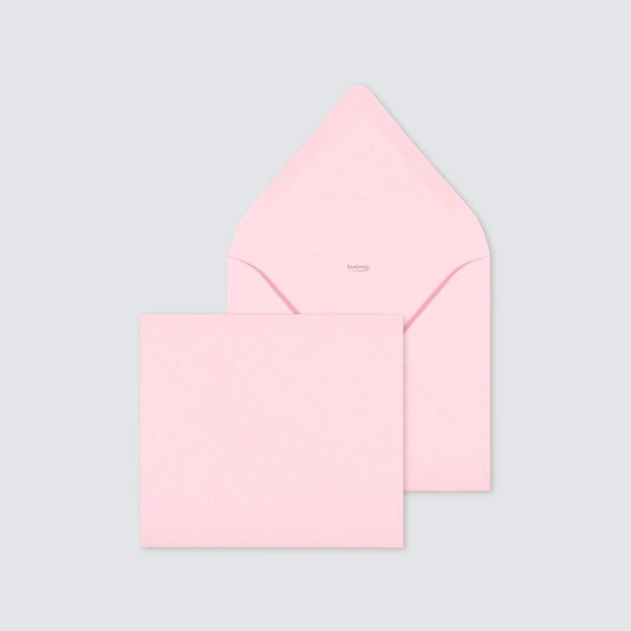 Enveloppe carrée 14x14 rose - Mine Azimutée