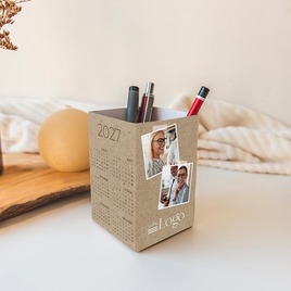 carte de voeux societe pot a crayon fond kraft TA1187-2300190-09 3