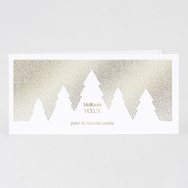 carte de voeux societe sapin de noel en dorure chic TA1187-2400072-09 1
