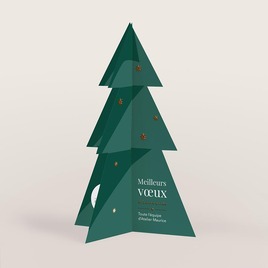 carte de joyeux noel entreprise sapin a assembler et dorure TA1187-2600048-09 1