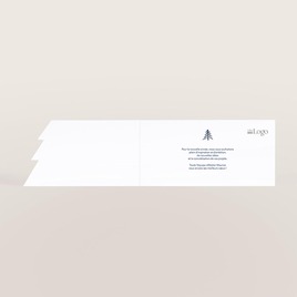 carte de voeux entreprise sapin decoupe TA1187-2600050-09 2