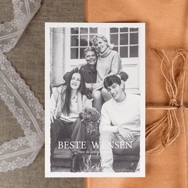 carte de voeux vintage black and white TA1188-2600023-09 3