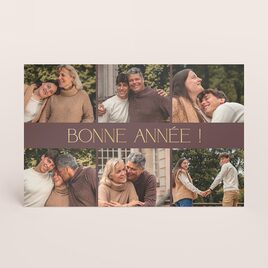 carte de voeux mix de photos bandeau colore et dorure TA1188-2600060-09 1