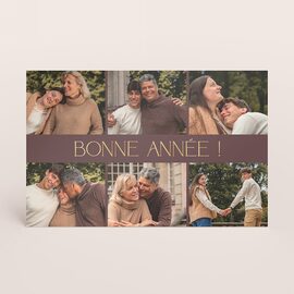carte de voeux mix de photos bandeau colore et dorure TA1188-2600060-09 1