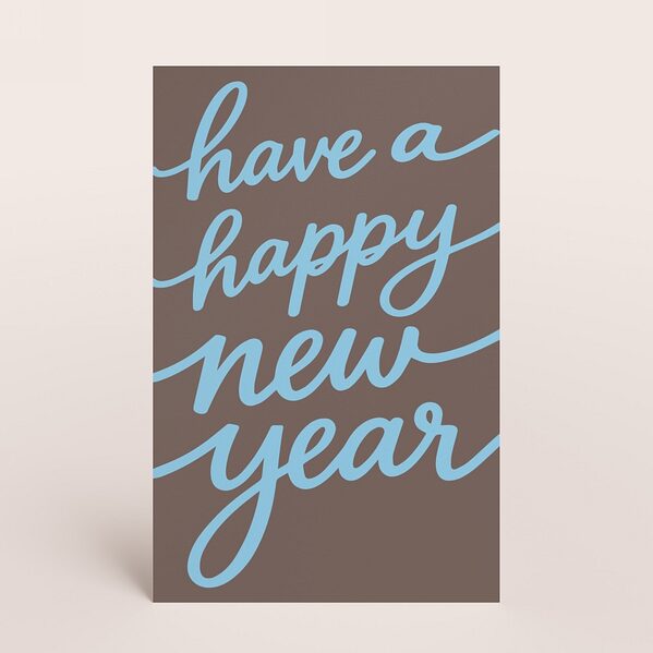 carte de voeux happy new year pour une nouvelle annee tout en elegance TA1188-2600096-09 1