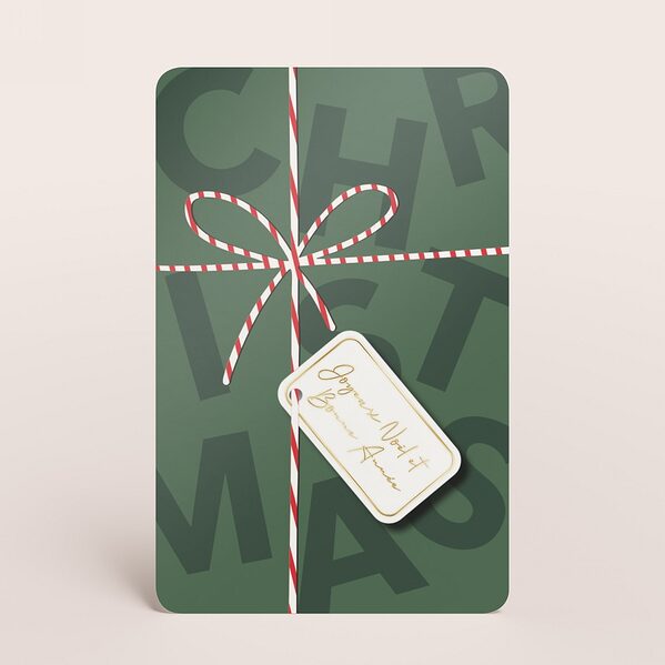 carte de voeux emballage cadeau TA1188-2600100-09 1