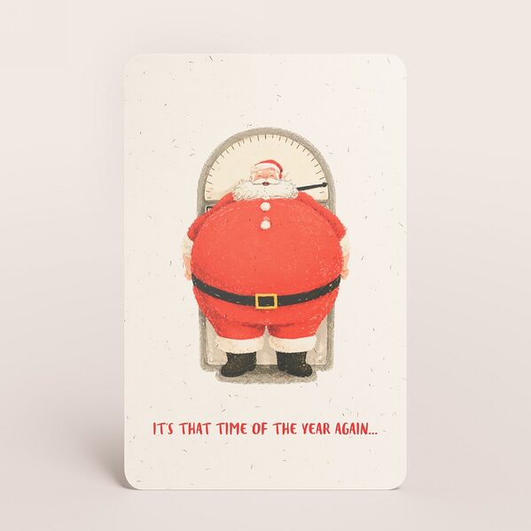 carte de voeux humouristique pere noel TA1188-2600101-09 1