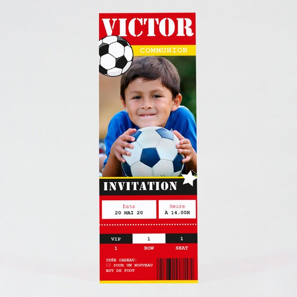 invitation communion football TA1227-1500015-09 1