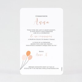 carte invitation communion fillette et ballons TA1227-1900019-09 2