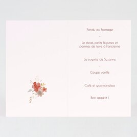 menu communion fleurs aquarelles TA1229-2400002-09 2