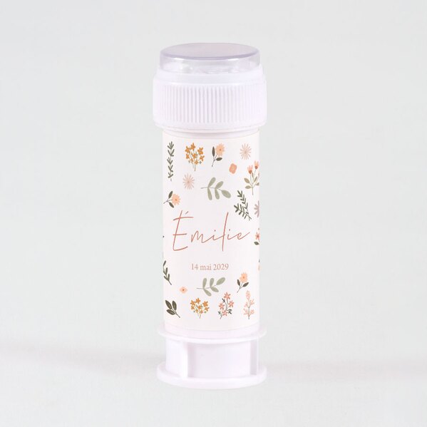 sticker tube a bulles communion champ de fleurs TA12905-2200035-09 1