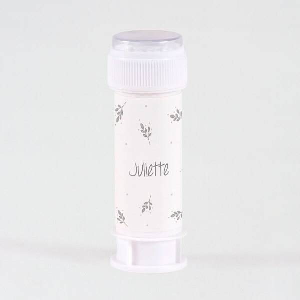 sticker tube a bulles communion floral brindille verte TA12905-2200043-09 1