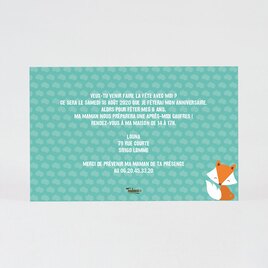 carte d invitation anniversaire enfant charmant renard vintage TA1327-1500017-09 2