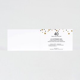 carte d invitation anniversaire adulte noire et paillettes dorees TA1327-1800009-09 2