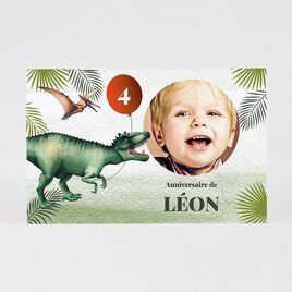 carte d invitation anniversaire enfant dinosaure t rex TA1327-2100043-09 1