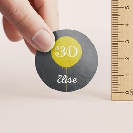 sticker prenom et ballon TA13905-1600019-09 2