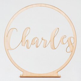 decoration murale bois lettres decoupees curcives TA14810-2100002-09 1