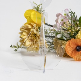 vase avec fleurs en plexi personnalisable TA14811-2400002-09 2