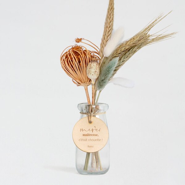 etiquette en bois gravee vase fleurs sechees TA14921-2200003-09 1