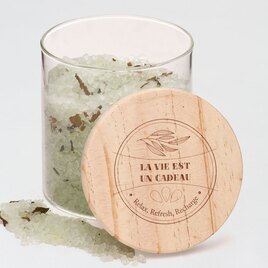sel de bain menthe the chai jolies feuilles TA14995-2100010-09 2