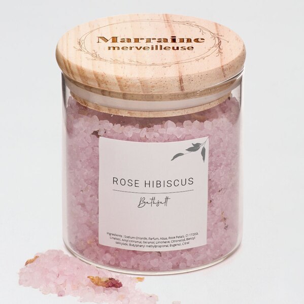 sels de bain rose hibiscus couronne de fleurs TA14995-2100012-09 1