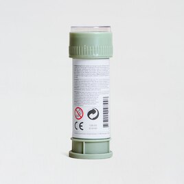 tube a bulles fete vert eucalyptus TA382-250-09 2