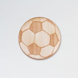 motif en bois communion ballon de foot TA459-009-09 1