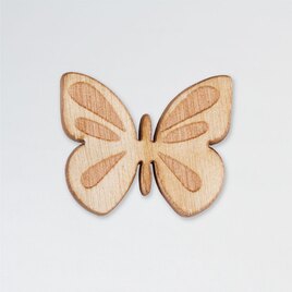 motif en bois communion papillon TA459-013-09 1