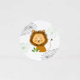 sticker naissance petit lionceau 3 7 cm TA571-120-09 2
